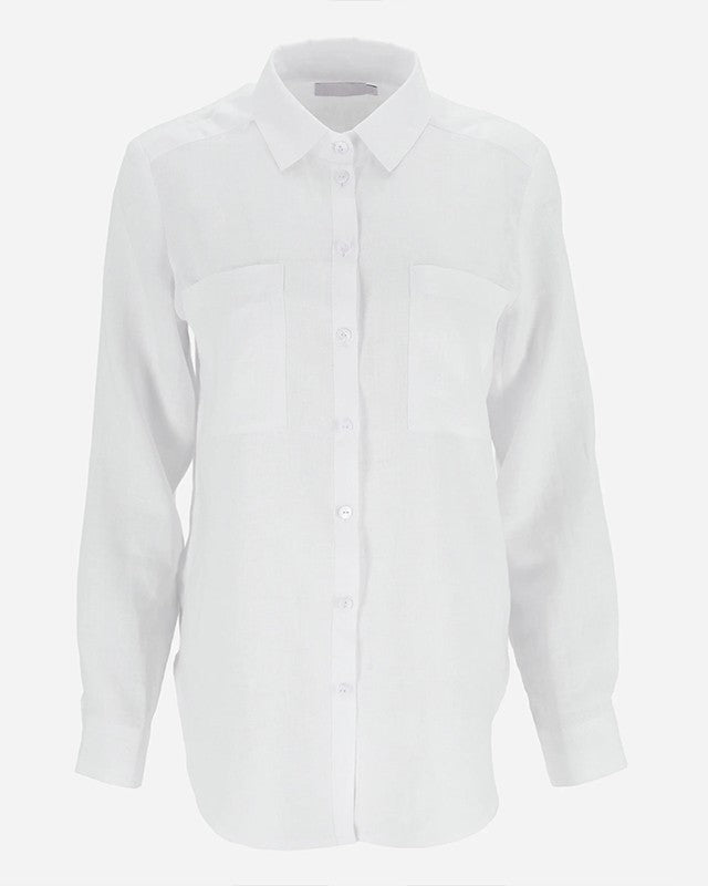 The Everyday White Shirt in White, detail